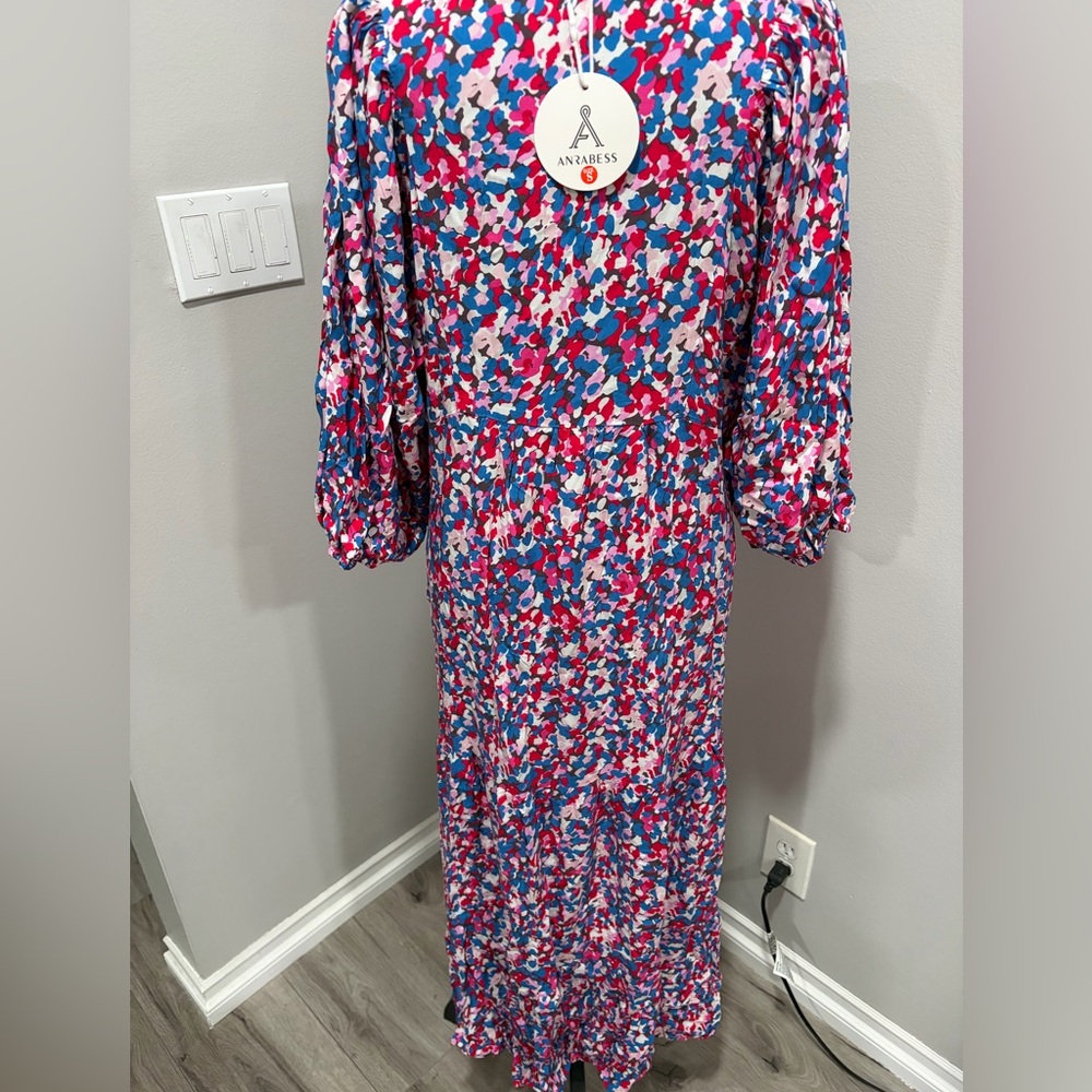 Colorful Floral Maxi Dress